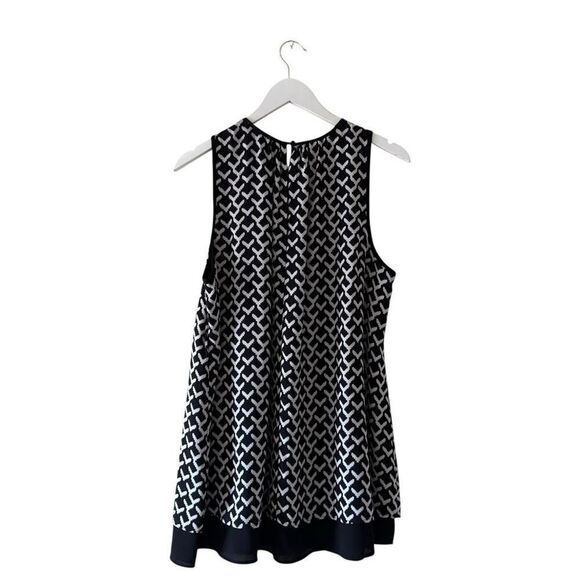 Anthropologie DanielRainn Sleeveless Black White Abstract Size 1X# 2511 - Picture 6 of 12
